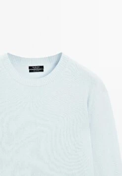 Massimo Dutti CREW NECK CASHMERE WITH LONG SLEEVES - Jumper - Blue -Massimo Dutti Shop 5c43a0347e17448aafa5dc0cba14f9e6