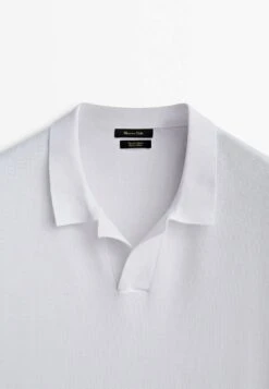 Massimo Dutti Smocked - Polo Shirt - White -Massimo Dutti Shop 5c45a4933db740629e67937949057043