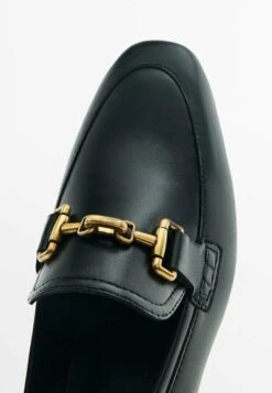 Massimo Dutti Loafers With Buckle- Slip-Ons - Black -Massimo Dutti Shop 5c4cd855571f4d9aa952639f762d7af1