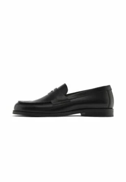 Massimo Dutti SOFT PENNY - Smart Slip-ons - Black