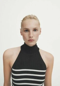 Massimo Dutti Striped Halter Neck - Top -Massimo Dutti Shop 5cc26fc59d6341a98d11531d8feafd80