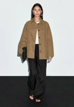 Massimo Dutti FITTED-WAIST - Trenchcoat - Brown