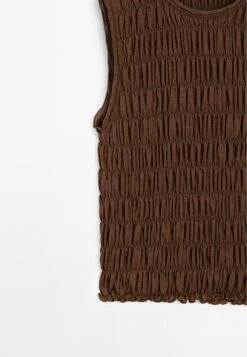 Massimo Dutti CREW NECK WITH GATHERED DETAIL - Top - Dark Brown 19 Massimo Dutti CREW NECK WITH GATHERED DETAIL - Top - Dark Brown -Massimo Dutti Shop 5cd38e002fcd43b3a8d2fac67c9f0891