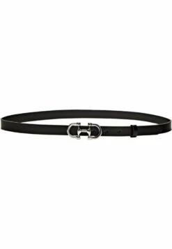 Massimo Dutti With Double Buckle - Belt - Black