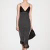 Massimo Dutti STRAPPY MIDI WITH LACE DETAIL - Cocktail Dress / Party Dress - Grey -Massimo Dutti Shop 5d0d87b11eb342e587799e9369b6106b