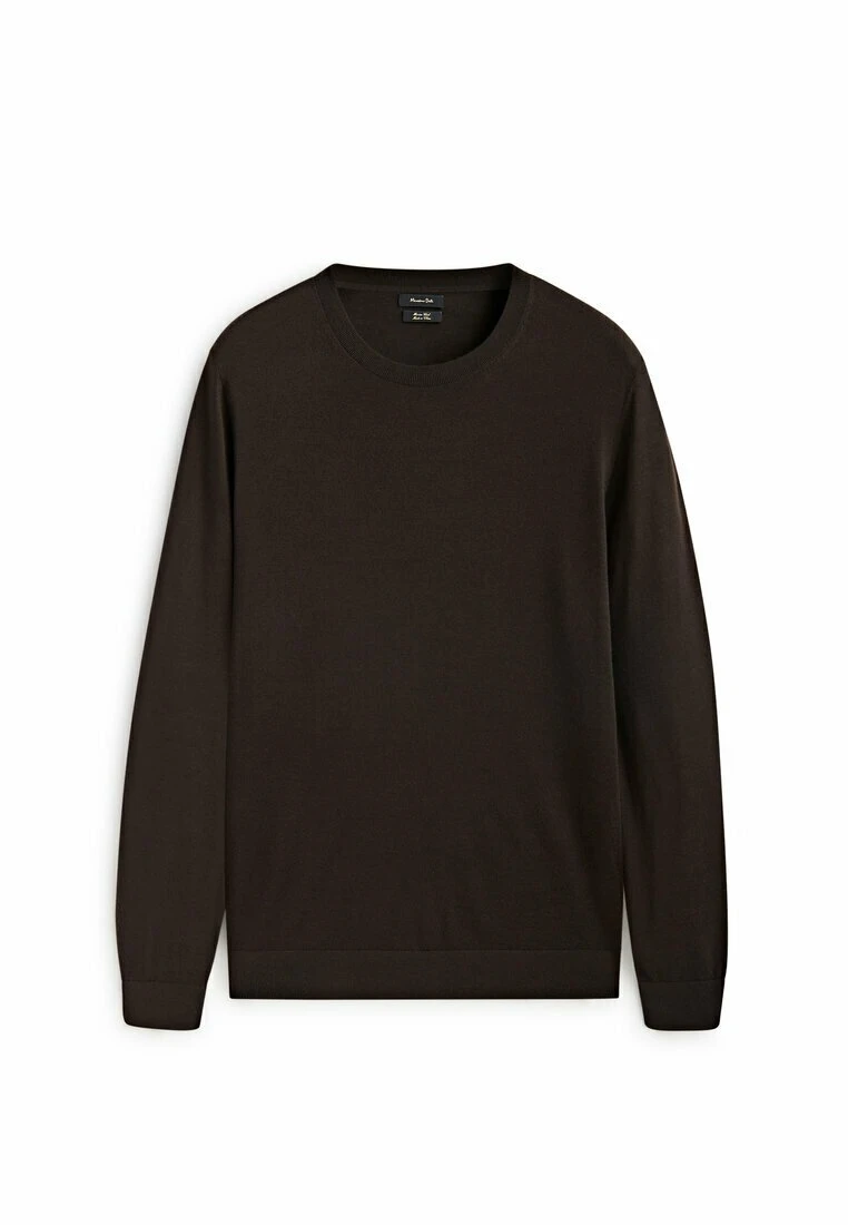 Massimo Dutti Crew Neck - Sweatshirt - Brown 8 Massimo Dutti Crew Neck - Sweatshirt - Brown - Image 6