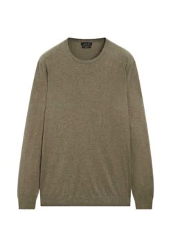 Massimo Dutti FINE CREW NECK WITH LONG SLEEVE - Jumper - Beige -Massimo Dutti Shop 5d5262118316475f8e18f8d975c093cb