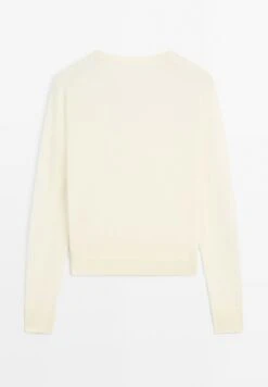 Massimo Dutti FINE SEMI-SHEER WITH CREW NECK - Jumper - White 17 Massimo Dutti FINE SEMI-SHEER WITH CREW NECK - Jumper - White -Massimo Dutti Shop 5dc327a1e99842ec9afbb49cf850cf94
