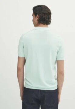 Massimo Dutti Short Sleeve - Polo Shirt - Turquoise 14 Massimo Dutti Short Sleeve - Polo Shirt - Turquoise -Massimo Dutti Shop 5de03ec7a6894e6bb9bbd30efd2ec9d6