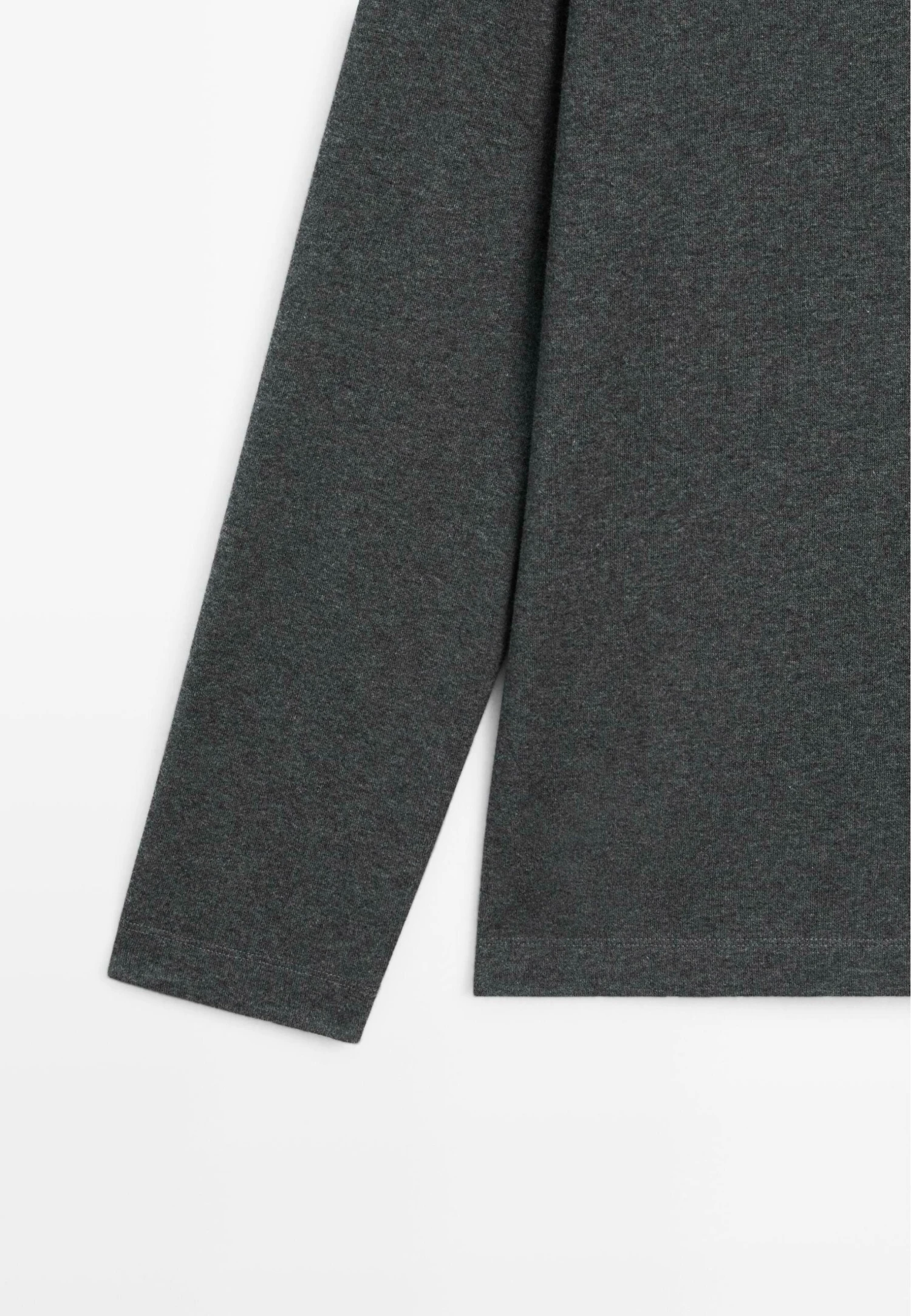 Massimo Dutti LONG SLEEVE POLO SHIRT WITH ZIP-UP COLLAR - Jumper - Grey 11 Massimo Dutti LONG SLEEVE POLO SHIRT WITH ZIP-UP COLLAR - Jumper - Grey - Image 9