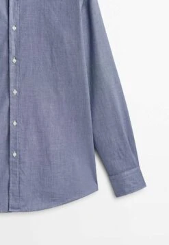 Massimo Dutti Textured Bird S-Eye - Shirt - Blue/Black Denim 19 Massimo Dutti Textured Bird S-Eye - Shirt - Blue/Black Denim -Massimo Dutti Shop 5e142f4b8ec2463f9e71cef0302c3442