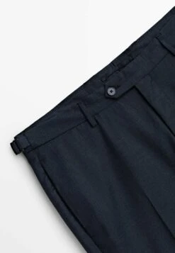 Massimo Dutti Houndstooth- Suit Trousers - Dark Blue -Massimo Dutti Shop 5e5fea078e0740c482278fd6c10617cc