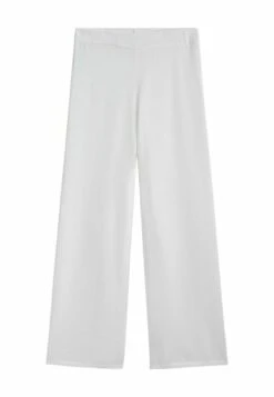 Massimo Dutti Textured - Trousers - White -Massimo Dutti Shop 5e6a9e736ecb40afb117b2f15268be01