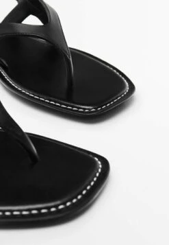 Massimo Dutti With Stitched - T-Bar Sandals -Massimo Dutti Shop 5e8ed2da4511484597057ed529a15997