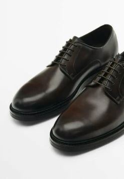 Massimo Dutti Derby - Smart Lace-Ups - Brown -Massimo Dutti Shop 5eb45cd9a82a4162bbe3c93aab4dd23f