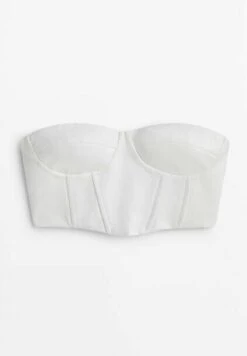 Massimo Dutti Studio Bustier- Top - White 15 Massimo Dutti Studio Bustier- Top - White -Massimo Dutti Shop 5eb4f2a9f0cf43a4aa57ac7b8862bf1a
