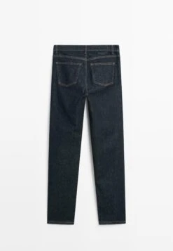 Massimo Dutti MID-RISE STRAIGHT-LEG - Straight Leg Jeans - Dark Blue -Massimo Dutti Shop 5ecf398a3c2948698d62ed2544eb6a7c