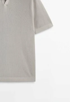 Massimo Dutti Vertical-Textured Micro - Polo Shirt - Beige 21 Massimo Dutti Vertical-Textured Micro - Polo Shirt - Beige -Massimo Dutti Shop 5f36d47618084317ab9168341c92b7aa