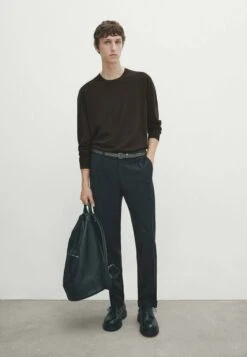 Massimo Dutti Crew Neck - Sweatshirt - Brown 13 Massimo Dutti Crew Neck - Sweatshirt - Brown -Massimo Dutti Shop 5f41acb873a94892a3660f2bacd0e349