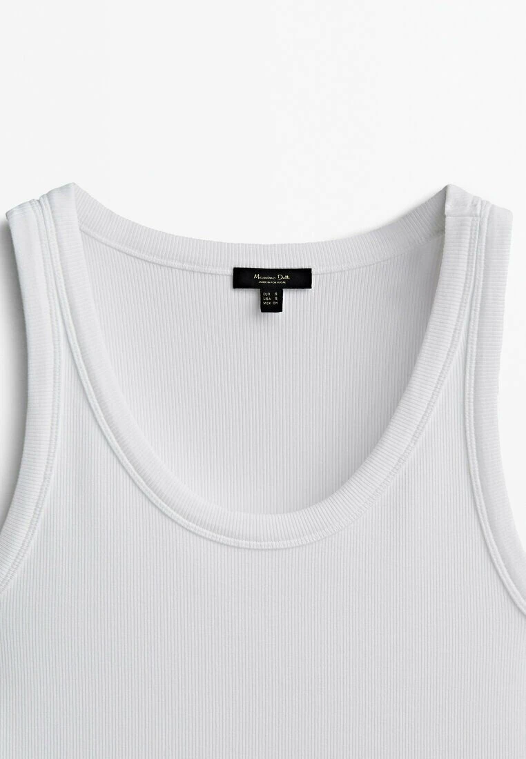 Massimo Dutti SleevelessBlend - Top - White 13 Massimo Dutti SleevelessBlend - Top - White - Image 11