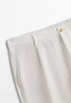 Massimo Dutti Darted - Chinos - White -Massimo Dutti Shop 5f53303d6bb14f5f89163f59928396d3