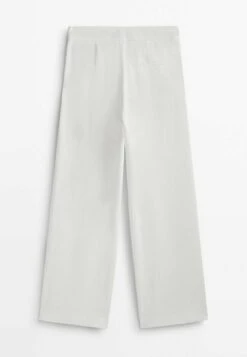 Massimo Dutti Wide-Leg With Darts - Trousers -Massimo Dutti Shop 5f64f4ce6a28496bbd32bdc8d1c62264