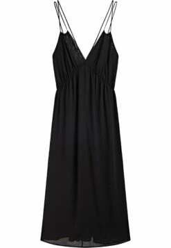 Massimo Dutti Flowing With Double Straps And Open Back - Day Dress - Black -Massimo Dutti Shop 5f729931c5cd4b138d7c8e6b472dc96e