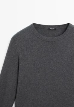 Massimo Dutti MELANGE - Long Sleeved Top - Dark Grey -Massimo Dutti Shop 5fa2be577ca042f7b737c207215f4b1a
