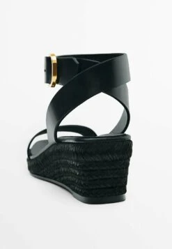 Massimo Dutti With Buckled Strap - Wedge Sandals - Black 12 Massimo Dutti With Buckled Strap - Wedge Sandals - Black -Massimo Dutti Shop 5fea85bddcb941988cdc944941b73649