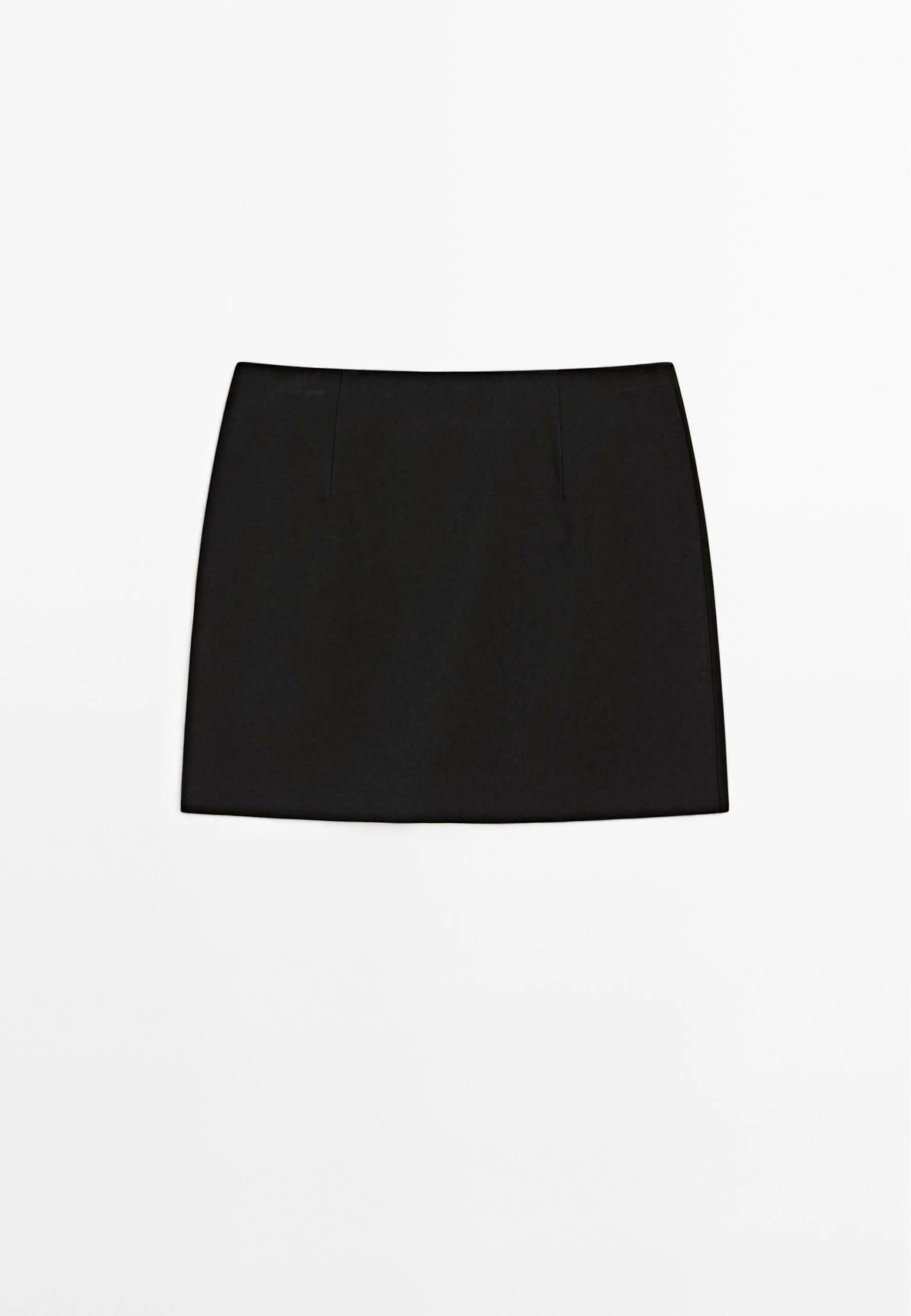 Massimo Dutti BUTTON-UP MINI - Mini Skirt - Black 9 Massimo Dutti BUTTON-UP MINI - Mini Skirt - Black - Image 7