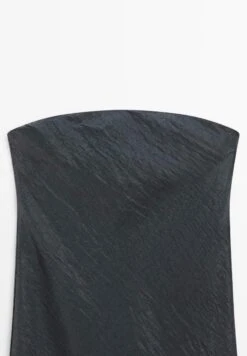 Massimo Dutti FLOWING STRAPLESS MIDI - Day Dress - Silver-coloured -Massimo Dutti Shop 600e985fc43d4cfc9cb76cabd872054f