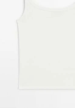 Massimo Dutti STRETCH STRAPPY - Basic T-shirt - White 22 Massimo Dutti STRETCH STRAPPY - Basic T-shirt - White -Massimo Dutti Shop 602fc9d86b824ef6b5cebf69d060247c