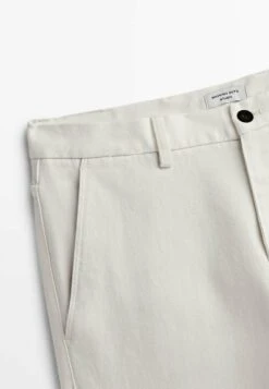 Massimo Dutti Studio-Straight-Fit- Chinos - Beige -Massimo Dutti Shop 60487337eec348d185b55e0f891ad2b6