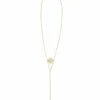 Massimo Dutti Double Flower Long - Necklace - Gold Coloured -Massimo Dutti Shop 608c178afbcc434ab88a739e28fde29f