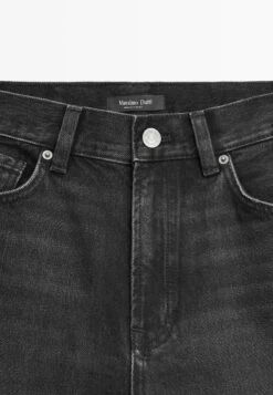 Massimo Dutti HIGH-WAISTED - Straight Leg Jeans - Black 21 Massimo Dutti HIGH-WAISTED - Straight Leg Jeans - Black -Massimo Dutti Shop 609f057dd1364db2854ee13f89a9b02d