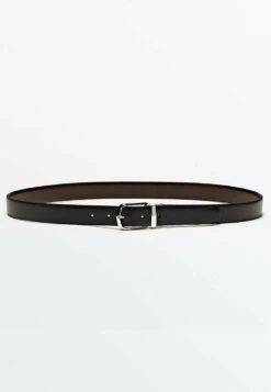 Massimo Dutti Reversible - Belt Business - Black -Massimo Dutti Shop 60d44a244836430886047d2e06f49310