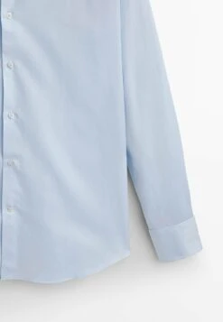 Massimo Dutti With Double Cuffs- Formal Shirt - Light Blue -Massimo Dutti Shop 60dbfde623944786b6d6e488c0da8c03