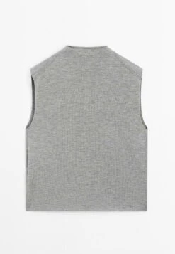 Massimo Dutti CROPPED HIGH COLLAR - Cardigan - Grey 20 Massimo Dutti CROPPED HIGH COLLAR - Cardigan - Grey -Massimo Dutti Shop 6118185bf81746389c4bbef6a756cbf4