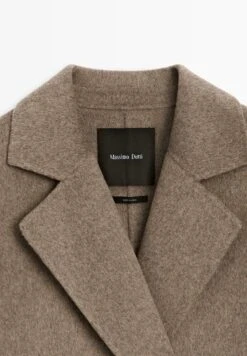 Massimo Dutti DOUBLE-BREASTED - Classic Coat - Dark Brown -Massimo Dutti Shop 611f13528986495e8b20d445983c2162