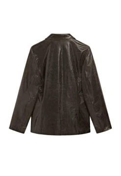 Massimo Dutti BUTTONED NAPPA DISTRESSED FINISH - Leather Jacket - Dark Brown -Massimo Dutti Shop 616dbe5e880144c7b2121c561c87c9fa