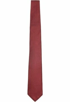 Massimo Dutti Textured - Tie - Bordeaux