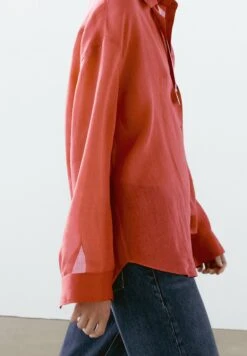 Massimo Dutti WIDE FLOWING LONG SLEEVE - Button-down Blouse - Bordeaux 20 Massimo Dutti WIDE FLOWING LONG SLEEVE - Button-down Blouse - Bordeaux -Massimo Dutti Shop 623051fe6e374dd286889b6f9c94a1a2