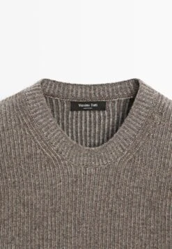 Massimo Dutti CREW NECK SWEATER - Jumper - Sand -Massimo Dutti Shop 6279a55180d14da582882662b0c2f3be