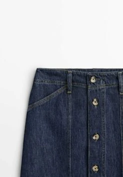 Massimo Dutti Carpenter Midi With Buttons - A-Line Skirt - Dark Blue 17 Massimo Dutti Carpenter Midi With Buttons - A-Line Skirt - Dark Blue -Massimo Dutti Shop 62e2ca735d074813b5bdff1d03c54497