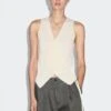 Massimo Dutti CROSSOVER WITH DRAWSTRING - Waistcoat - White -Massimo Dutti Shop 6323ef82185b43fd8da8e7d2530f9ffa