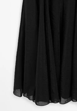 Massimo Dutti FLOWING MIDI WITH GODET DETAIL - Cocktail Dress / Party Dress - Black -Massimo Dutti Shop 632d716e10114c668e9746a069910ab0