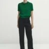 Massimo Dutti Short Sleeve - Basic T-Shirt - Green 1 Massimo Dutti Short Sleeve - Basic T-Shirt - Green -Massimo Dutti Shop 6376d013efa44d8ea3abb724ad2f3db6