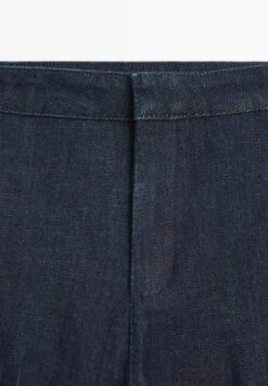 Massimo Dutti FRAYED - Trousers - Mottled Dark Blue -Massimo Dutti Shop 6387efacb97d4481b5504972cfc168ff