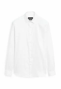 Massimo Dutti SLIM FIT OXFORD COLLAR - Formal Shirt - White -Massimo Dutti Shop 638986167c75448cb40ad3a20d7f9549