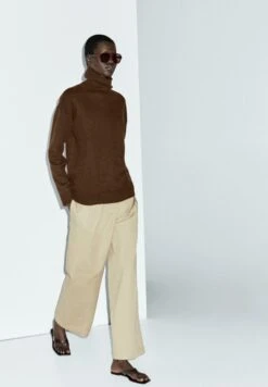 Massimo Dutti TURTLENECK - Jumper - Dark Brown -Massimo Dutti Shop 63930cd5a37a432494f6812fd07b7108